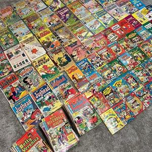 Vintage Comics Collection of Archie/Jughead and more. 200+ pcs Of Bronze Era.